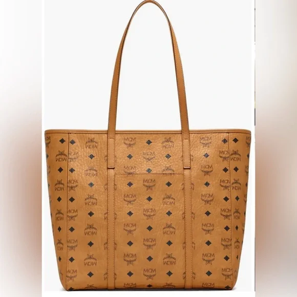 ❌SOLD❌NWT MCM Toni Visetos Coated Canvas Shopper Tote Bag - Picture 15 of 16